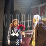 07-09-2004 Schudden tot het Sneeuwt, Jasmijn Utermark and Bram van der Vlugt at theater de Bussel in Oosterhout, 
by order of New Horizon Entertainment.

[keywords]Half Length, Scene, On Stage, Actor, Actrice[/keywords]